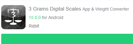 free digital scale app