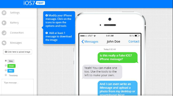 Fake iPhone Text Generator