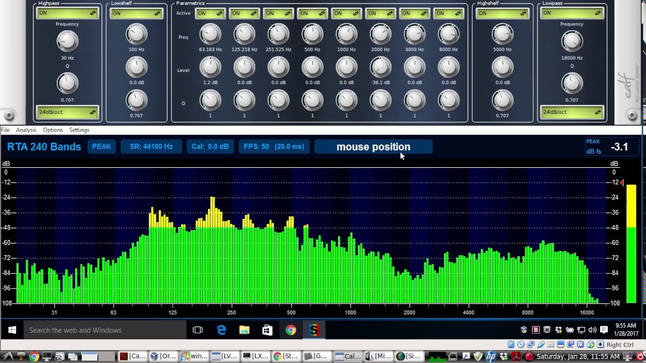 audio spectrum analyzer